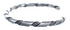 Native American Navajo Authentic Twisted Sterling Silver Cuff Bracelet JX123216
